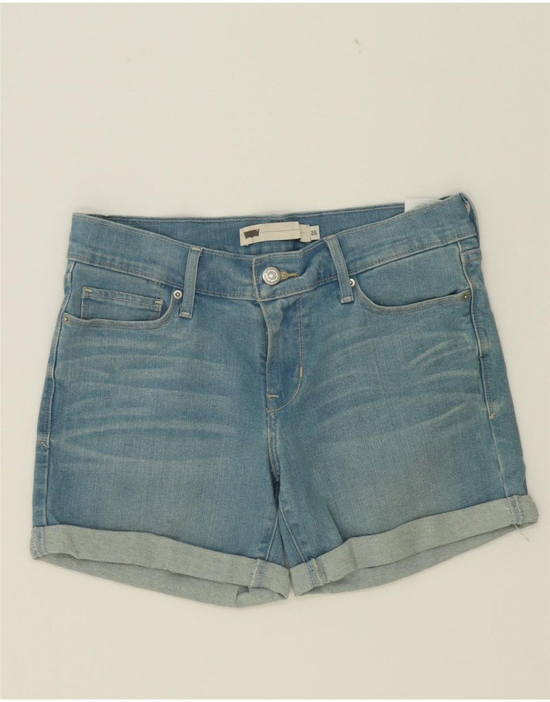 LEVI'S Womens Denim Shorts W32 Large Blue Cotton Vintage Levi's and Second-Hand Levi's from Messina Hembry 