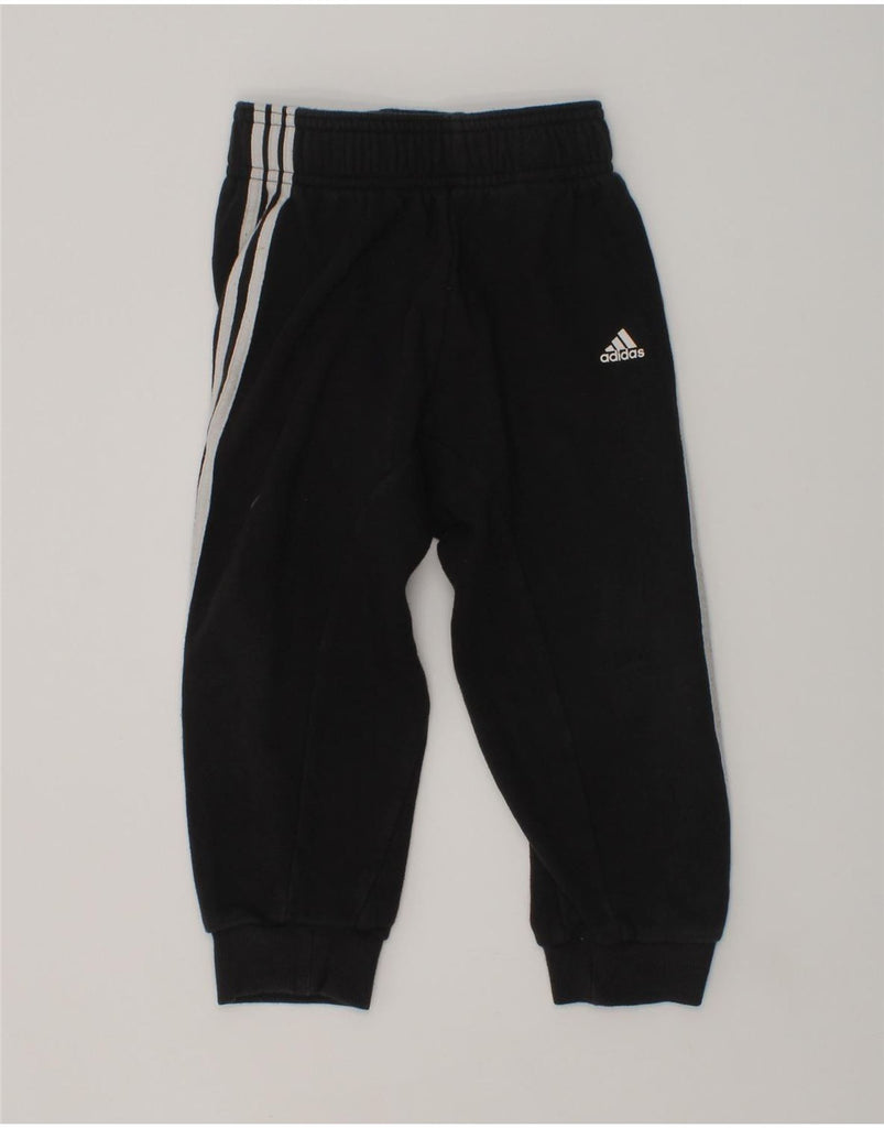 ADIDAS Boys Tracksuit Trousers Joggers 2-3 Years Black Cotton | Vintage Adidas | Thrift | Second-Hand Adidas | Used Clothing | Messina Hembry 