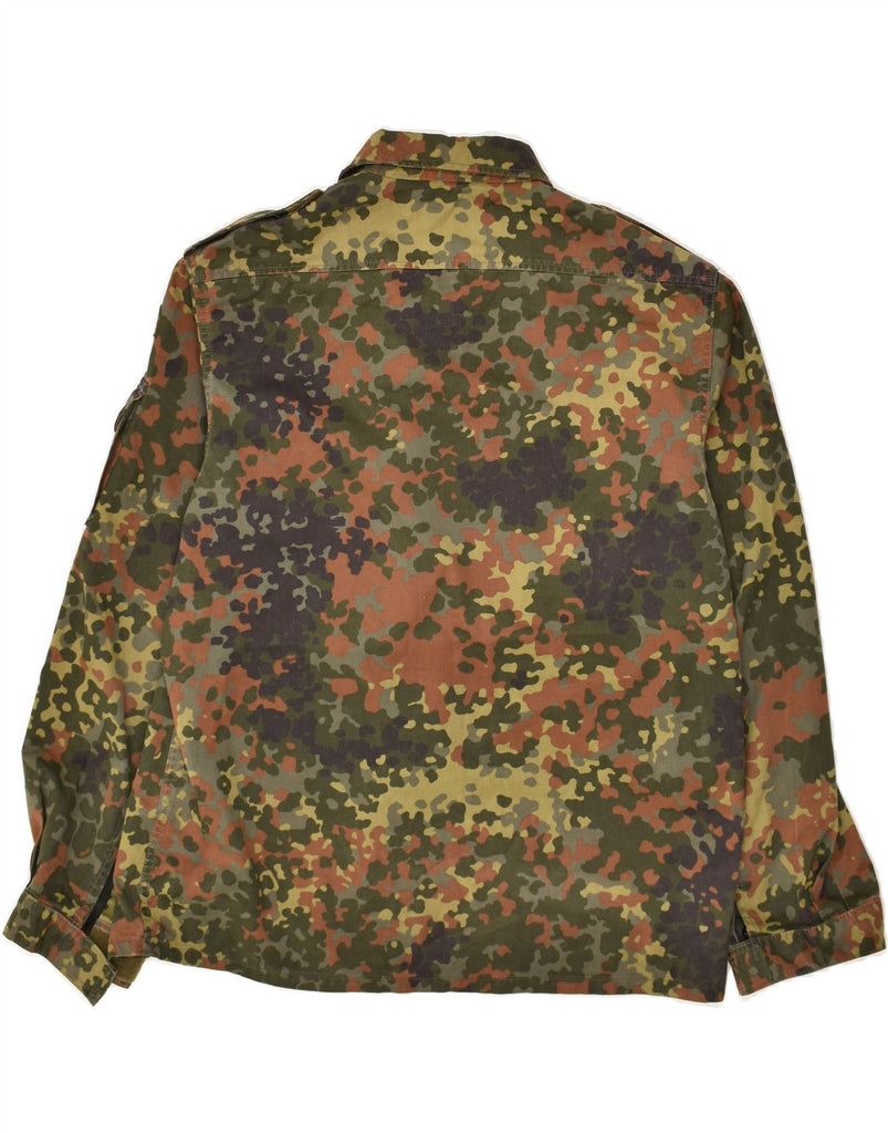 VINTAGE Mens Military Jacket UK 38 Medium Green Camouflage Cotton Army | Vintage Vintage | Thrift | Second-Hand Vintage | Used Clothing | Messina Hembry 