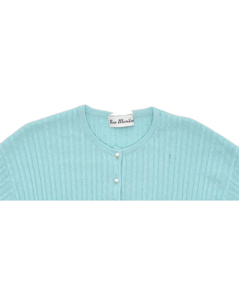 VINTAGE Womens Crew Neck Jumper Sweater UK 20 2XL Turquoise Classic | Vintage | Thrift | Second-Hand | Used Clothing | Messina Hembry 