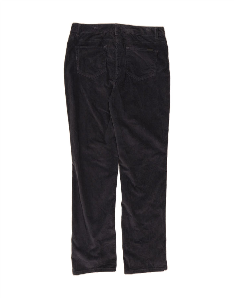 L.L.BEAN Womens Favorite Fit Corduroy Trousers US 14 XL W34 L32 Navy Blue Vintage L.L.Bean and Second-Hand L.L.Bean from Messina Hembry 