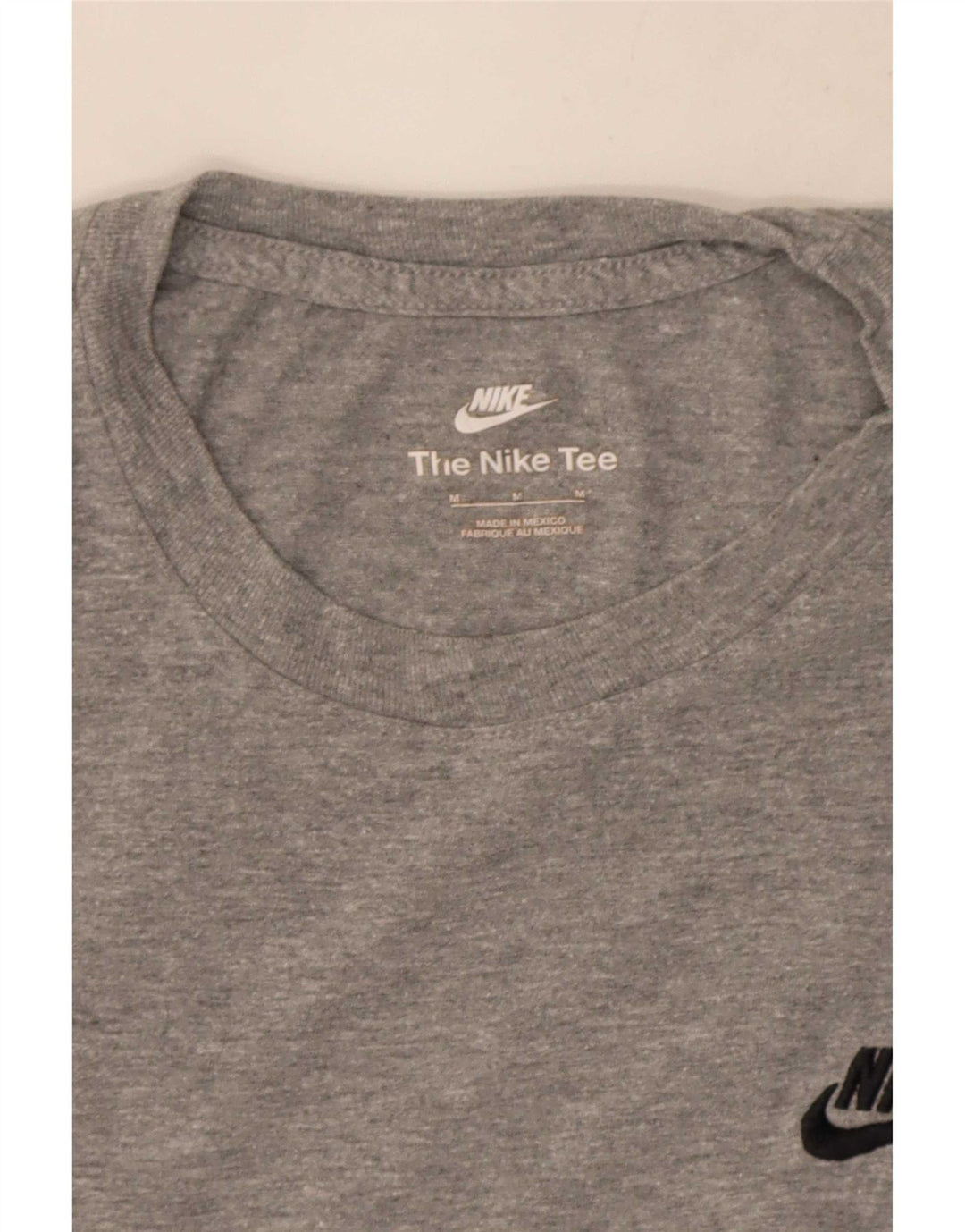 Nike Mens T-Shirt Top Medium Grey Flecked