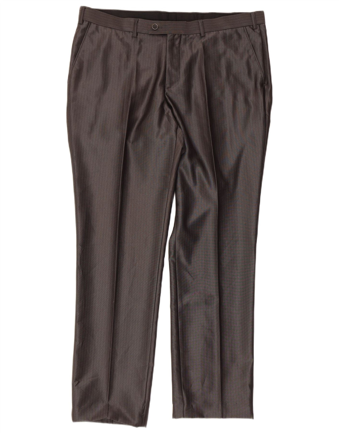 Angelo Litrico Mens 3 Piece Suit EU 54 2XL W38 L30 Grey Pinstripe Classic