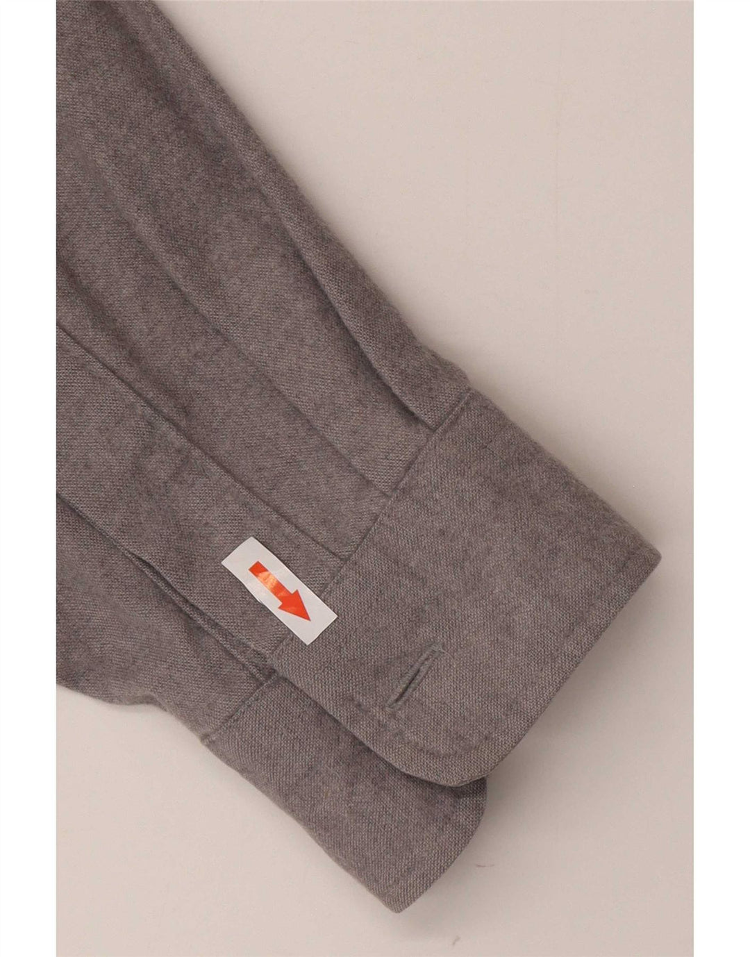 L.L.Bean Mens Flannel Shirt Medium Grey Cotton