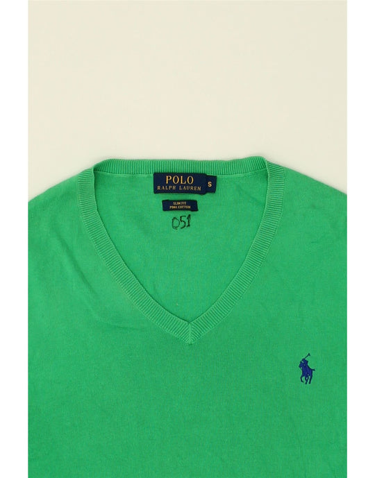 Mens green ralph lauren jumper best sale