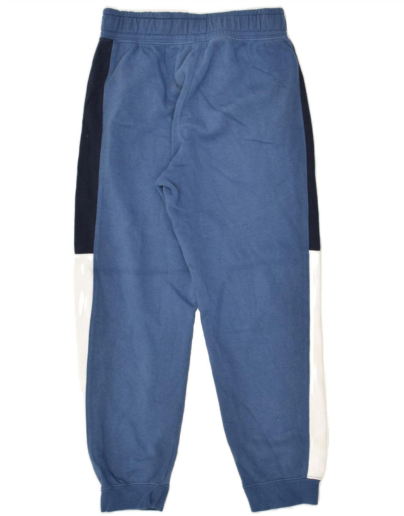 NIKE Boys Tracksuit Trousers Joggers 10-11 Years Medium Blue Colourblock | Vintage Nike | Thrift | Second-Hand Nike | Used Clothing | Messina Hembry 