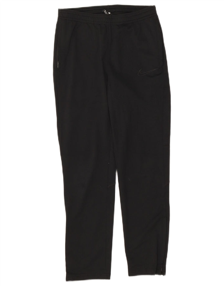 NIKE Boys Dri Fit Tracksuit Trousers 10-11 Years Medium  Black Polyester