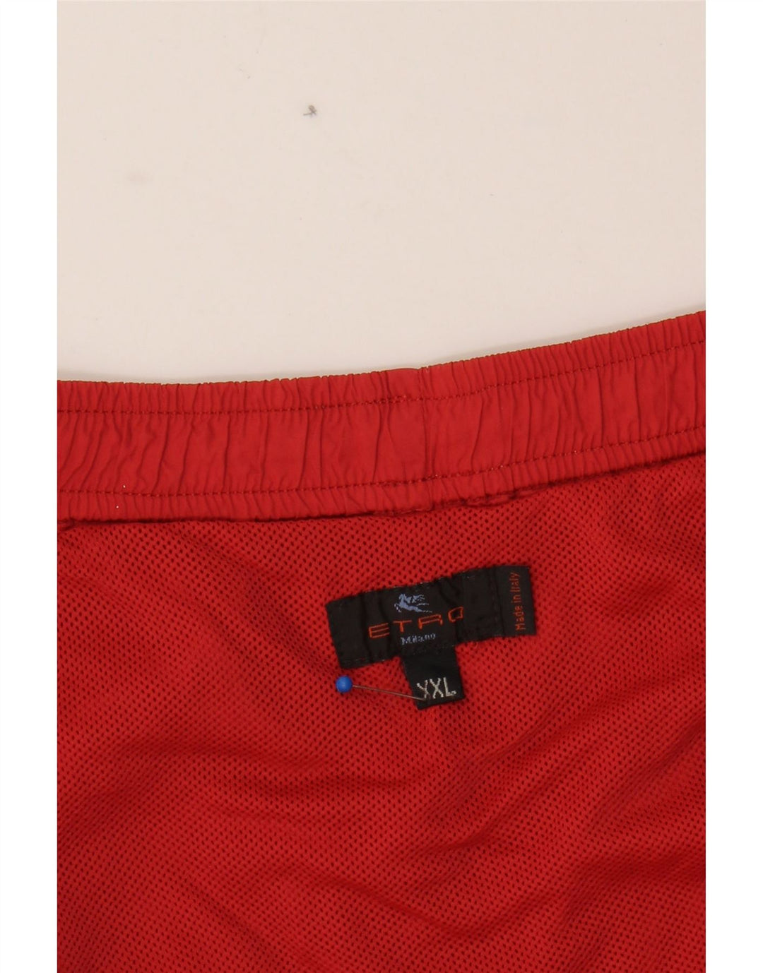 ETRO Mens Swimming Shorts 2XL  Red Polyester Vintage Etro and Second-Hand Etro from Messina Hembry 