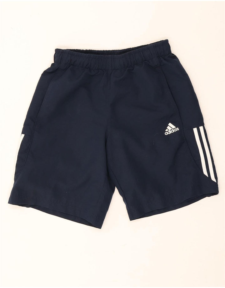 Adidas Mens Climalite Sport Shorts Small Navy Blue Polyester