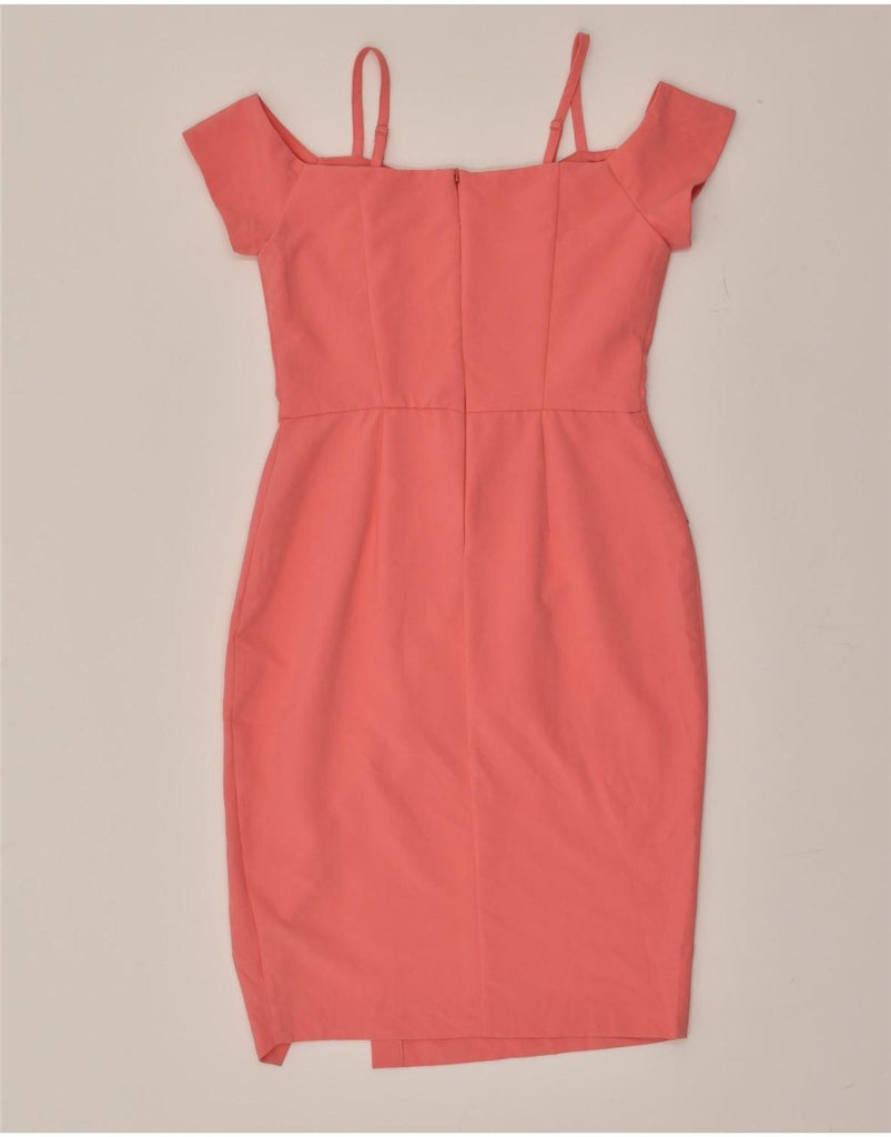 COAST Womens Bodycon Dress UK 10 Small  Pink Polyester Vintage Coast and Second-Hand Coast from Messina Hembry 