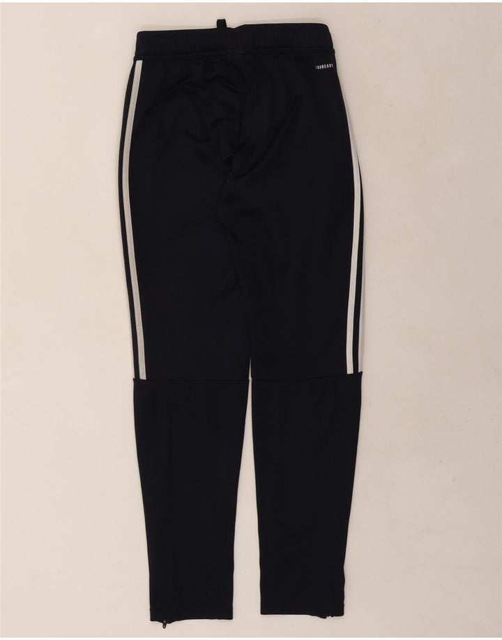 ADIDAS Mens Aeroready Tracksuit Trousers Small Navy Blue Polyester