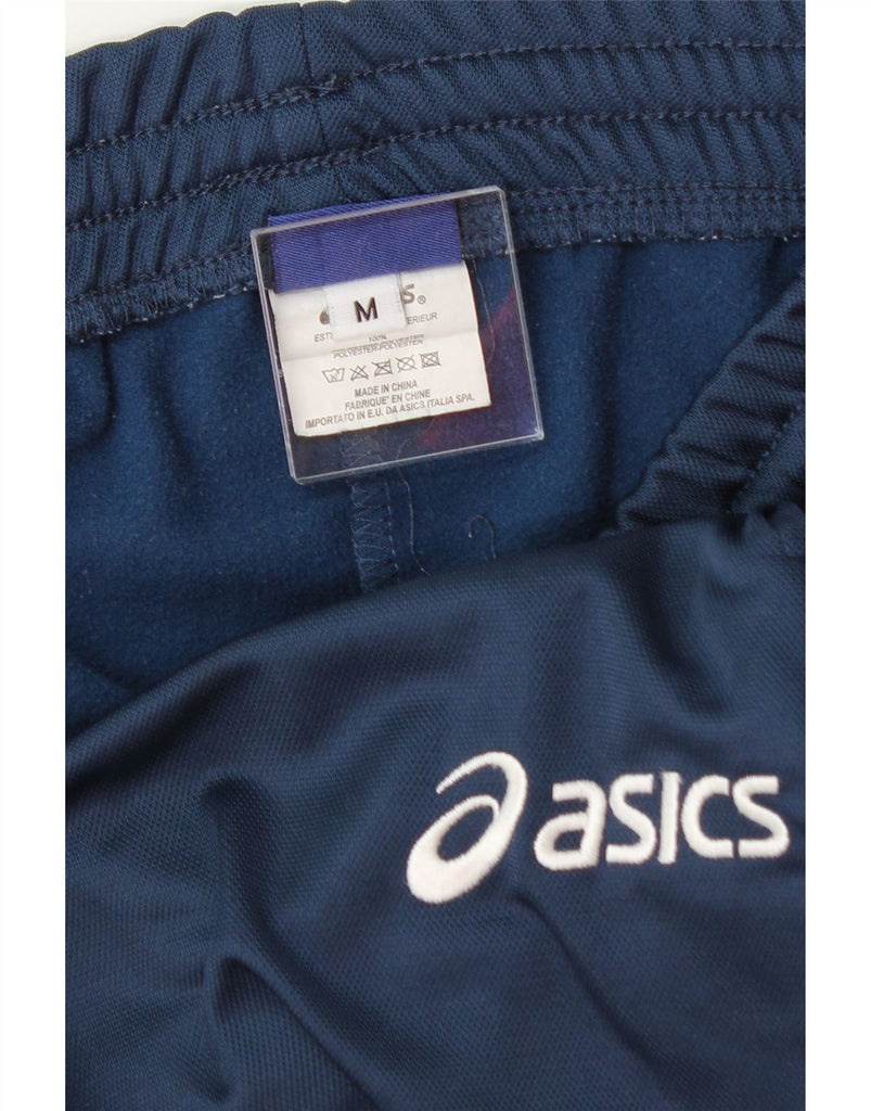 ASICS Mens Tracksuit Trousers Medium Navy Blue Polyester Vintage Asics and Second-Hand Asics from Messina Hembry 