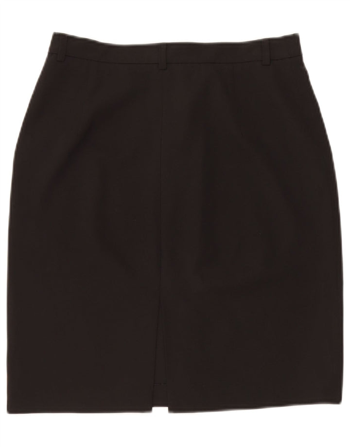 Exte Womens Ittierre Pencil Skirt IT 44 Medium W30  Black Polyester