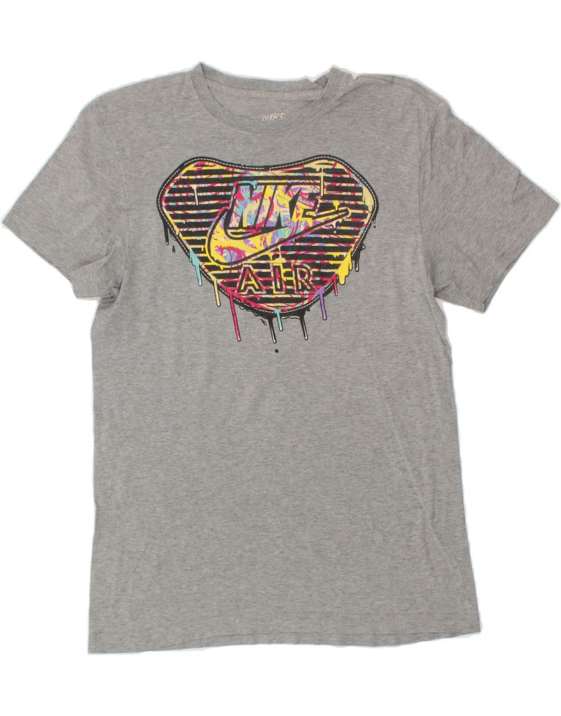 NIKE Mens Regular Fit Graphic T-Shirt Top Small Grey Vintage Nike and Second-Hand Nike from Messina Hembry 