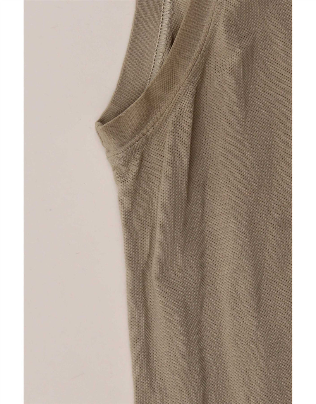 Lacoste Womens Sleeveless Polo Shirt EU 42 Large Grey