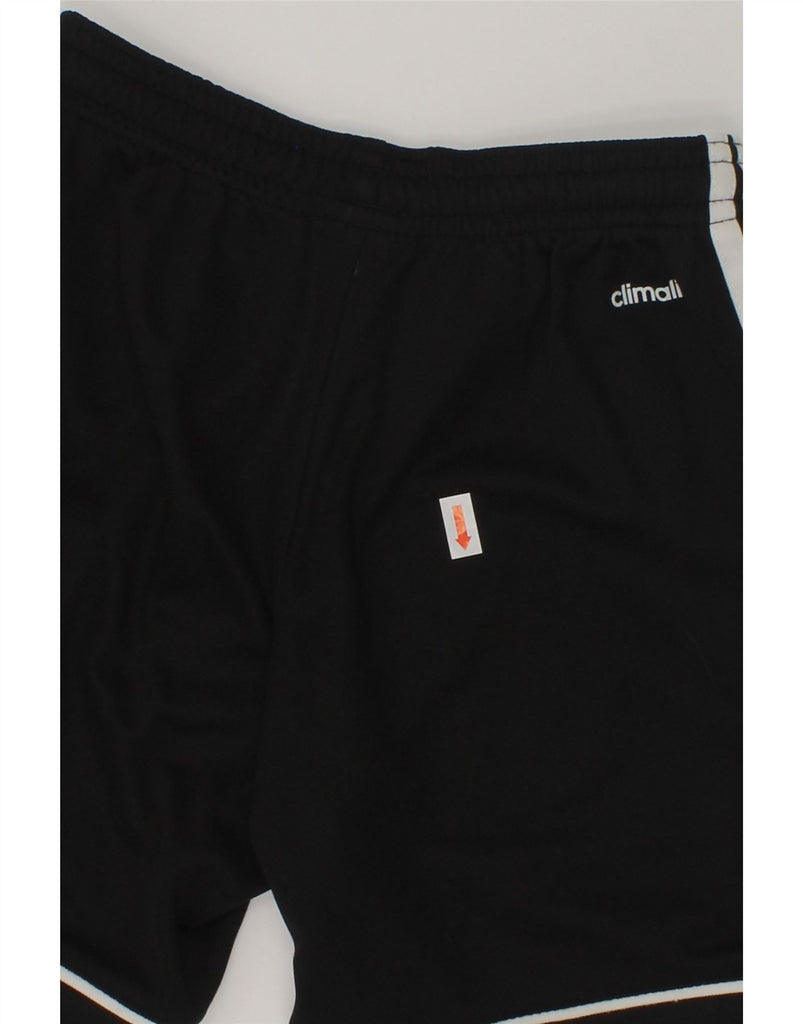 ADIDAS Boys Climalite Sport Shorts 7-8 Years Black Polyester | Vintage Adidas | Thrift | Second-Hand Adidas | Used Clothing | Messina Hembry 