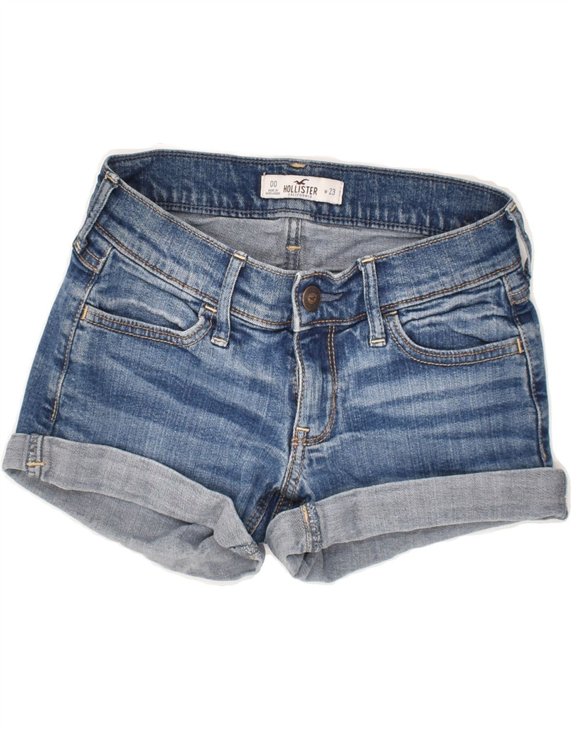 HOLLISTER Womens Denim Shorts US 00 2XS W23  Blue | Vintage Hollister | Thrift | Second-Hand Hollister | Used Clothing | Messina Hembry 