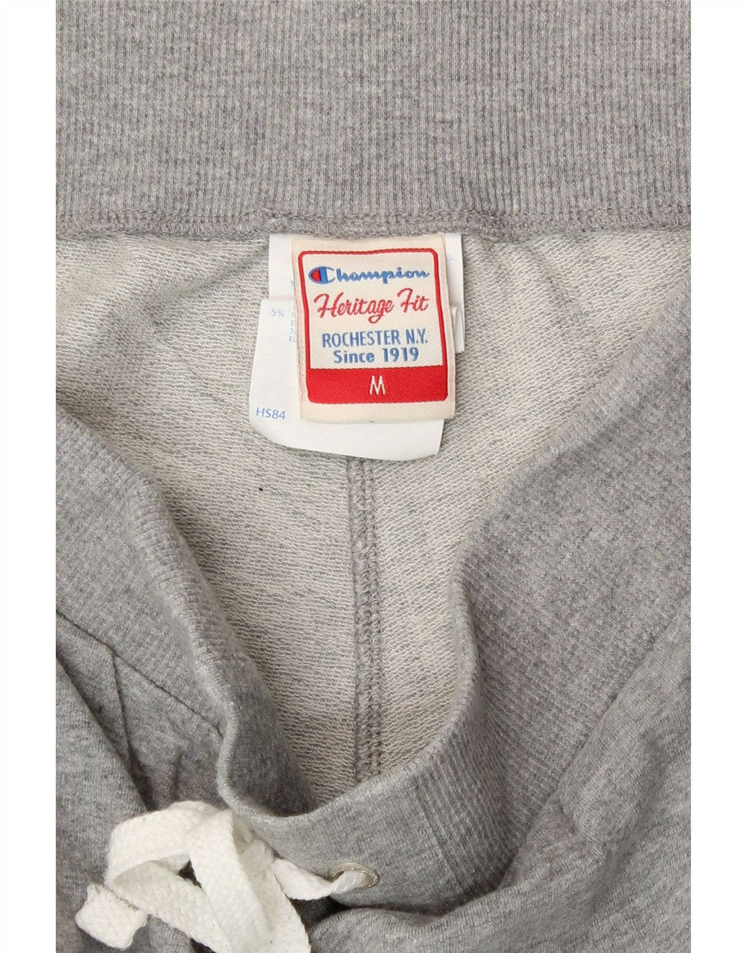 Champion Womens Heritage Fit Tracksuit Trousers Joggers Medium Grey Flecked