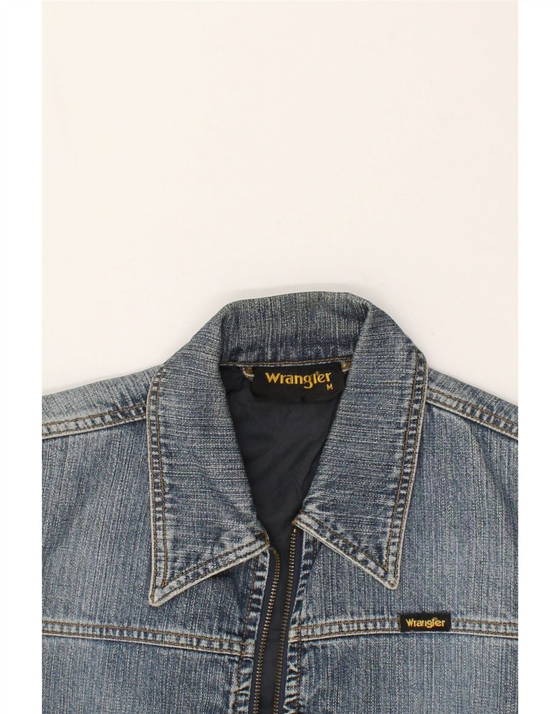 WRANGLER Womens Denim Jacket UK 12 Medium Blue | Vintage Wrangler | Thrift | Second-Hand Wrangler | Used Clothing | Messina Hembry 