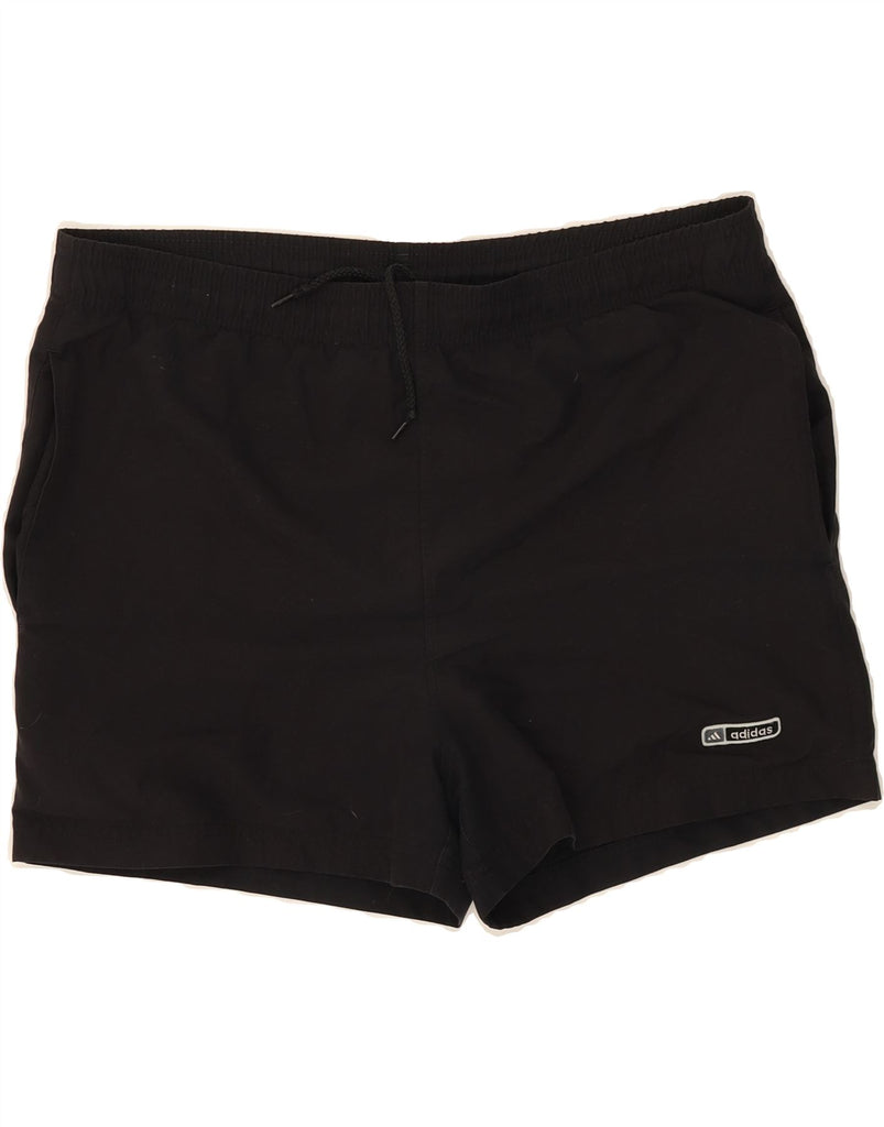 ADIDAS Mens Sport Shorts Medium  Black Polyester Vintage Adidas and Second-Hand Adidas from Messina Hembry 