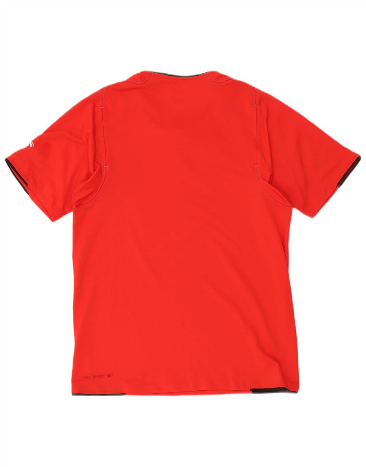 NIKE Mens T-Shirt Top Medium Red