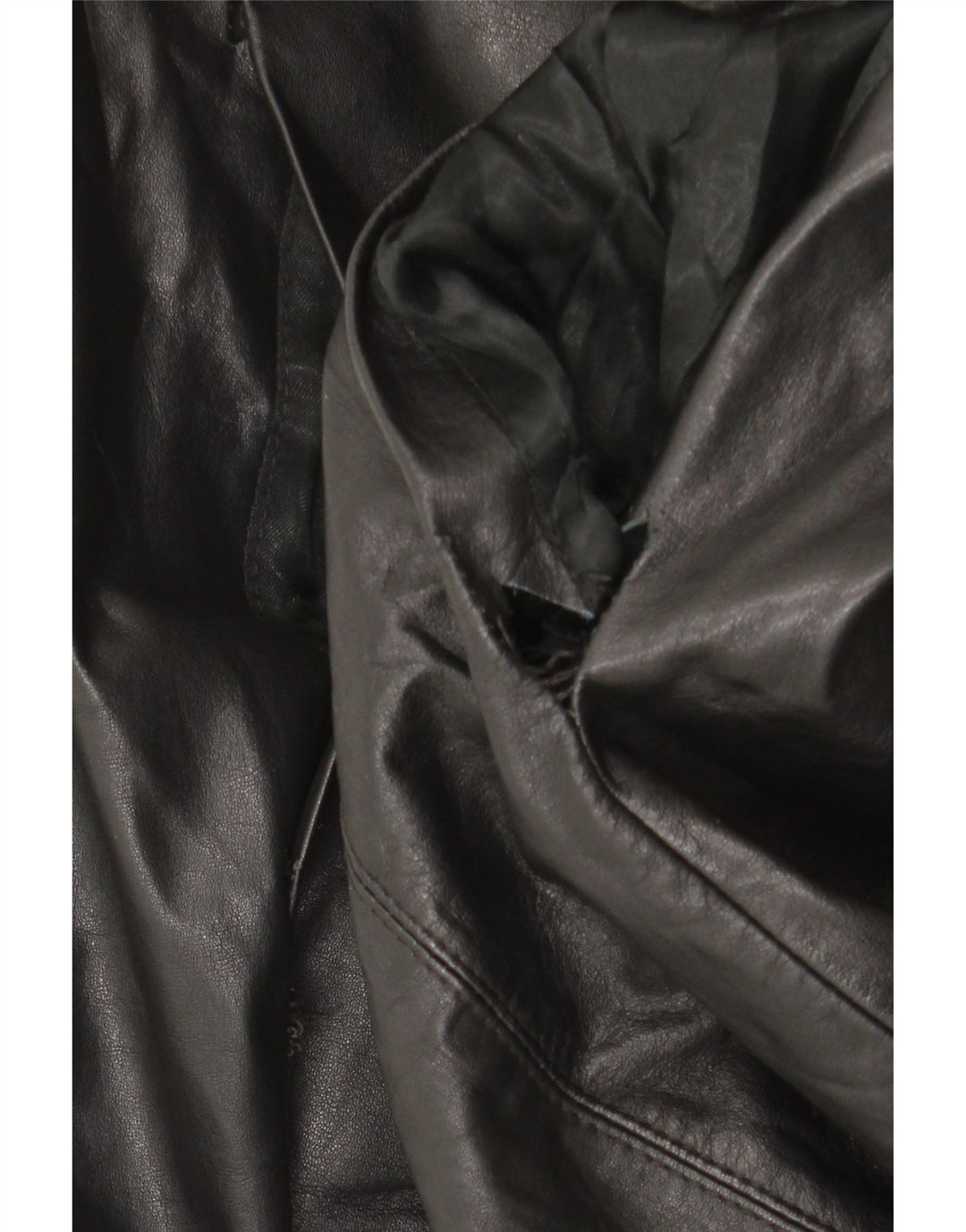 Klima Womens Leather Coat UK 10 Small Black