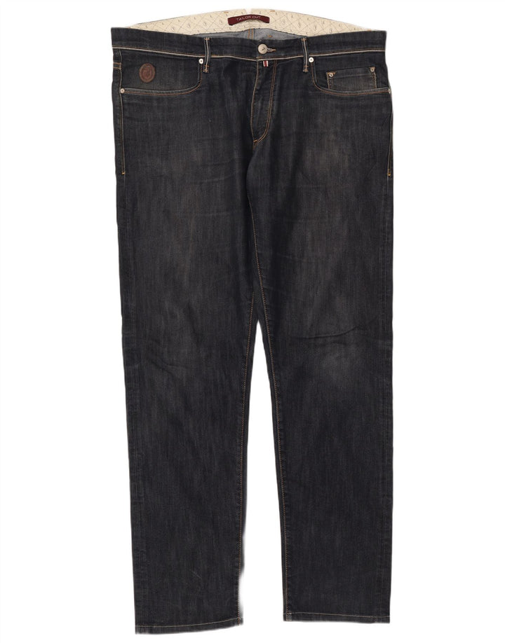 TRUSSARDI Womens Straight Jeans IT 56 3XL W40 L34 Navy Blue