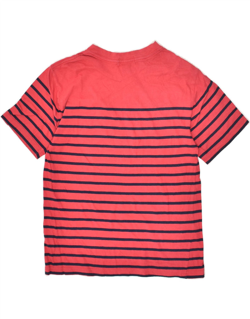 POLO RALPH LAUREN Boys T-Shirt Top 10-11 Years Medium Pink Striped Cotton | Vintage Polo Ralph Lauren | Thrift | Second-Hand Polo Ralph Lauren | Used Clothing | Messina Hembry 