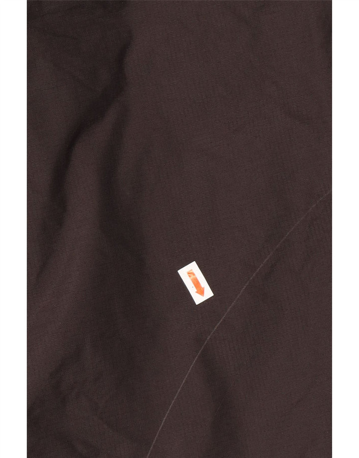 SUPERDRY Womens Oversized Hooded Windbreaker Jacket UK 10 Small Brown