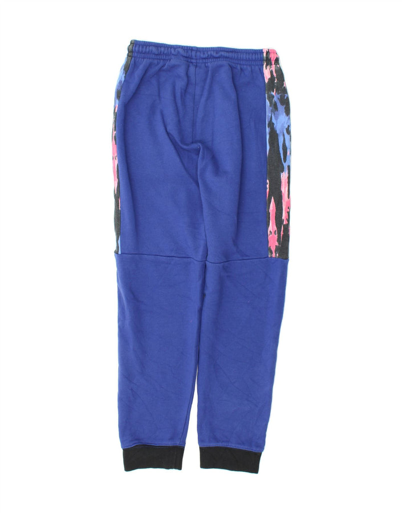 JORDAN Boys Tracksuit Trousers Joggers 13-14 Years XL Blue Colourblock Vintage Jordan and Second-Hand Jordan from Messina Hembry 