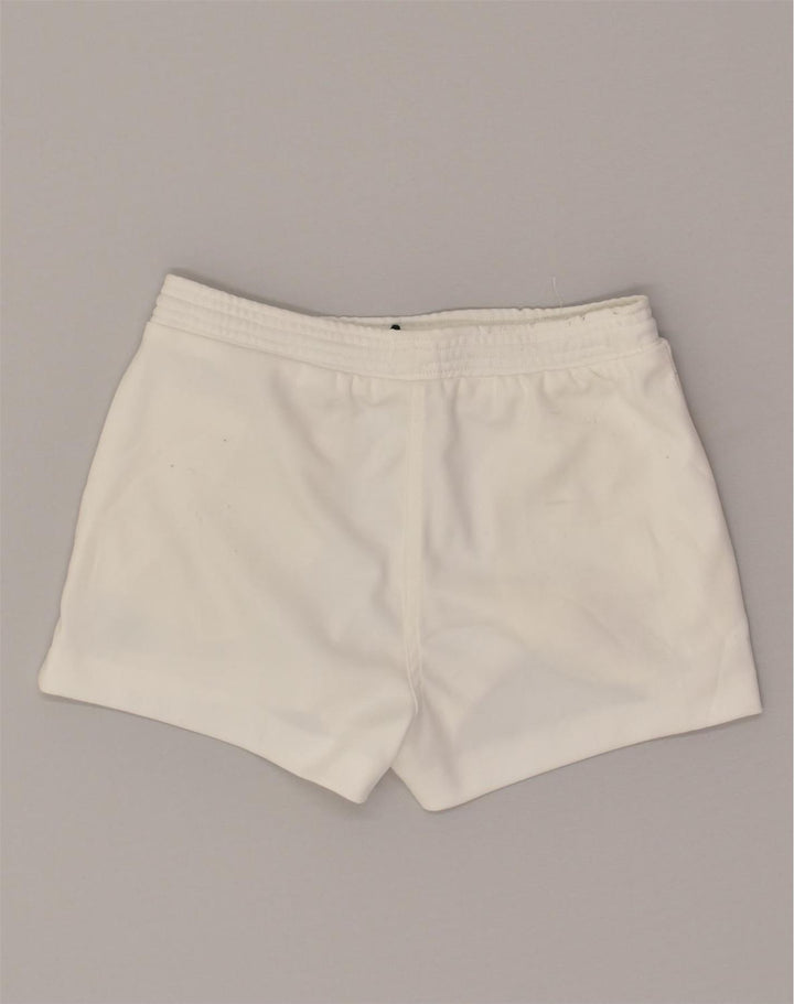 BELFE Womens Sport Shorts IT 44 XS White Polyester | Vintage Belfe | Thrift | Second-Hand Belfe | Used Clothing | Messina Hembry 