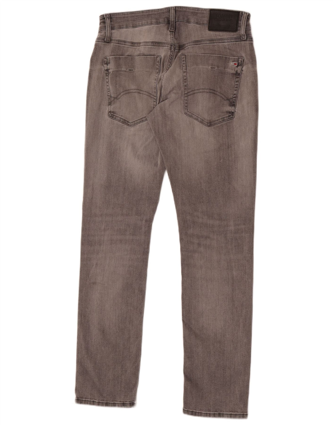 Tommy Hilfiger Mens Slim Jeans W33 L32 Grey Cotton