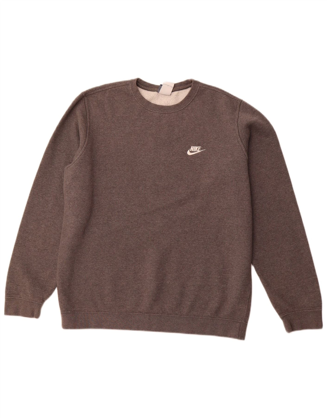 NIKE Mens Sweatshirt Jumper Large Grey Cotton
