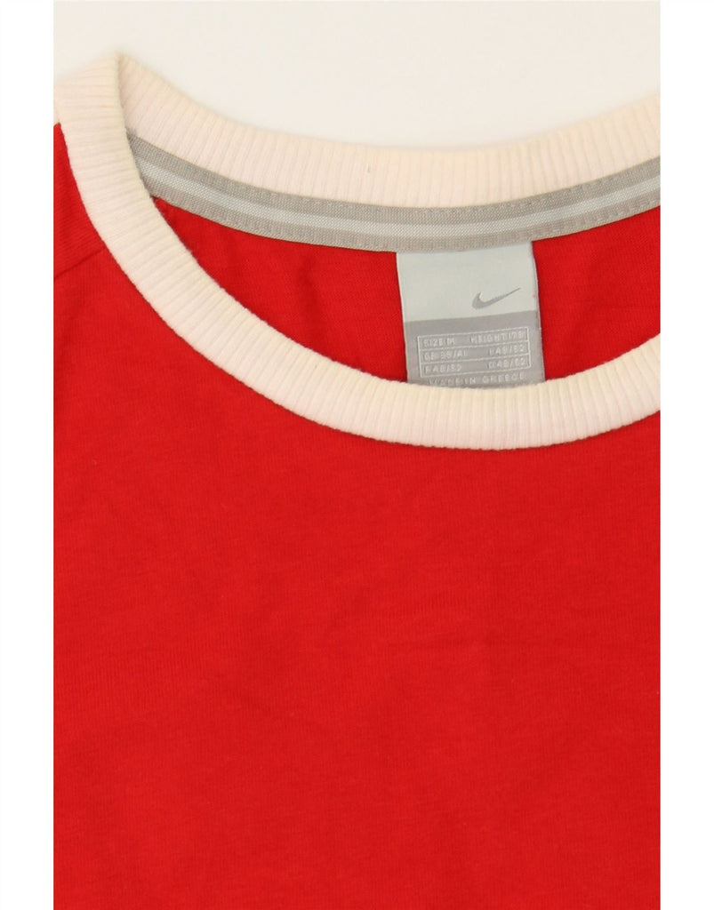 NIKE Mens Graphic T-Shirt Top UK 39/41 Medium Red Cotton Vintage Nike and Second-Hand Nike from Messina Hembry 