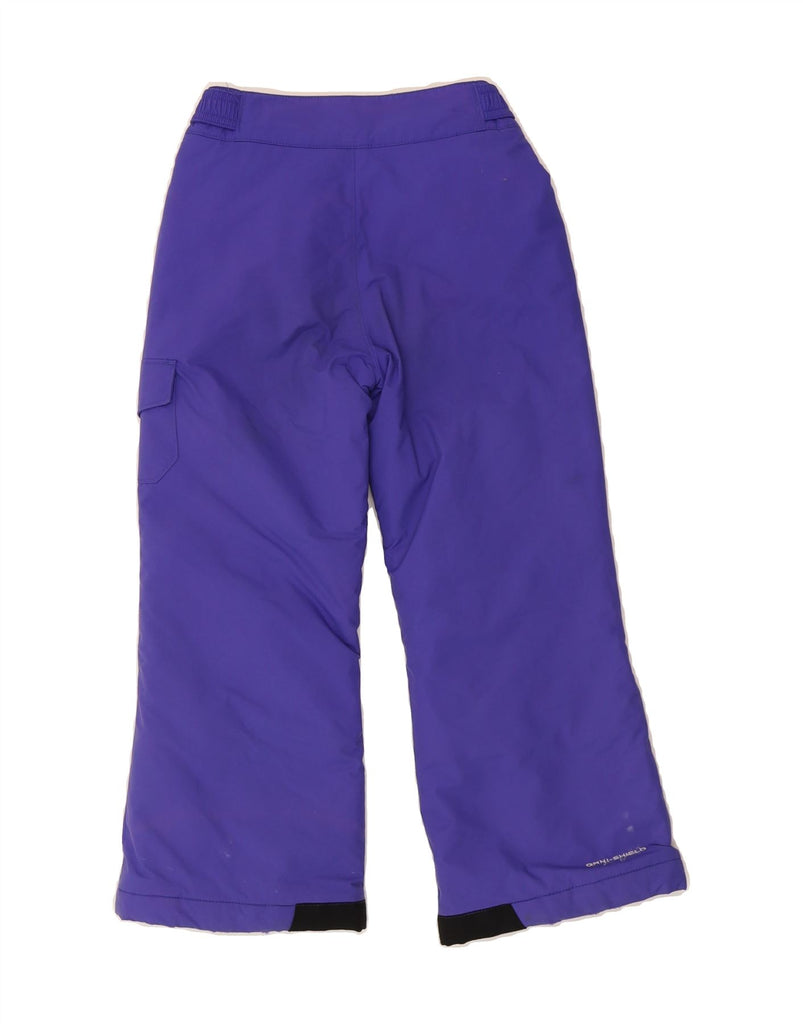 COLUMBIA Boys Omni-Shield Windbreaker Trousers 5-6 Years W20 L20 Purple Vintage Columbia and Second-Hand Columbia from Messina Hembry 