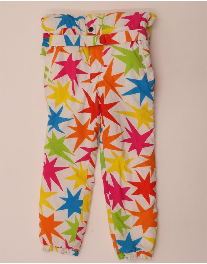 Enrico Coveri Womens Abstract Pattern Ski Jumpsuit UK 8 Small Multicoloured