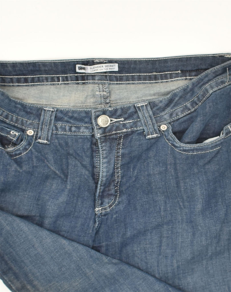 LEE Womens Bootcut Jeans W35 L30 Blue Cotton | Vintage Lee | Thrift | Second-Hand Lee | Used Clothing | Messina Hembry 