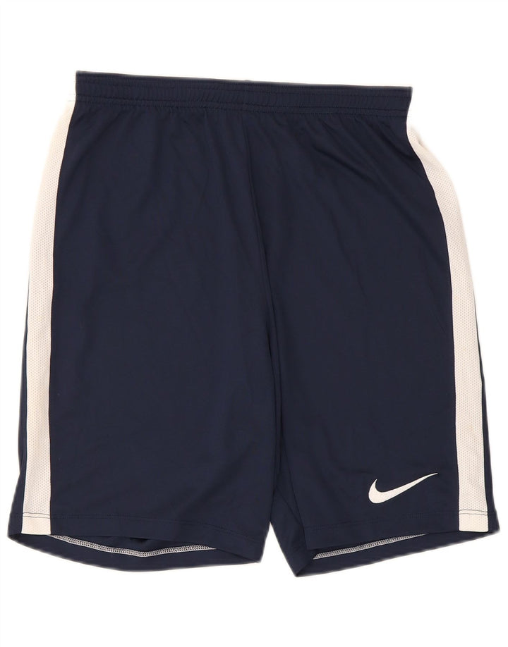 Nike Mens Dri Fit Sport Shorts Medium Navy Blue Colourblock