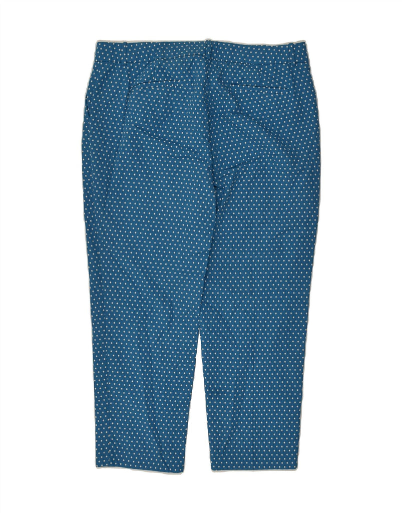 J. CREW Womens Slim Capri Chino Trousers US 12 Large W34 L26  Blue | Vintage J. Crew | Thrift | Second-Hand J. Crew | Used Clothing | Messina Hembry 