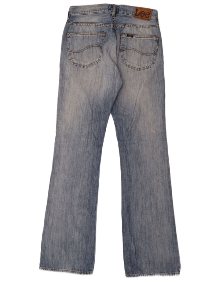 Lee Womens Denver Bootcut Jeans W32 L36 Blue Cotton