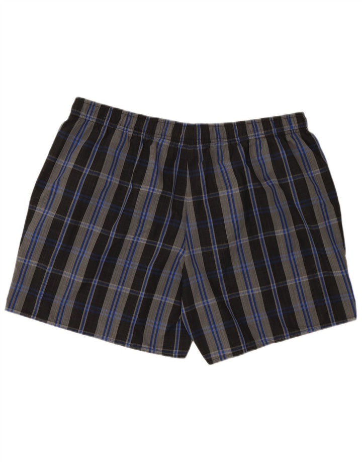 Adidas Mens Swimming Shorts 2XL  Grey Check Polyester