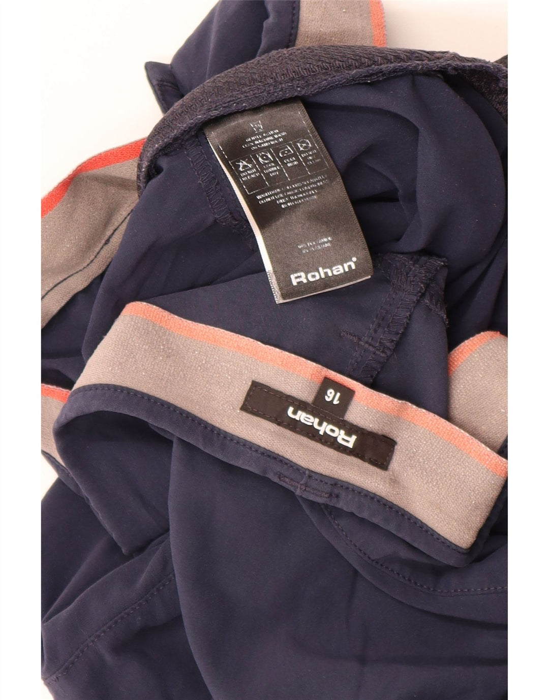 Rohan Womens Cargo Capri Trousers US 16 2XL W40 L22 Navy Blue Polyamide