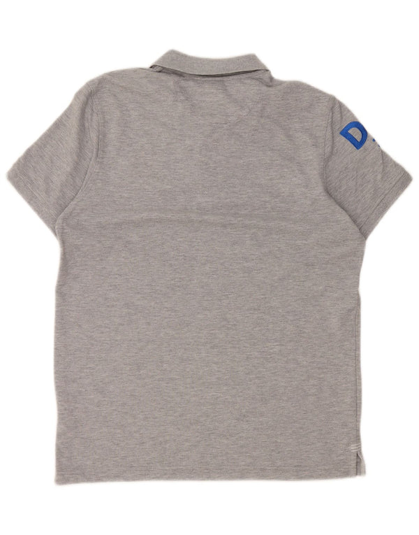 Canterbury Mens Graphic Polo Shirt Small Grey Cotton