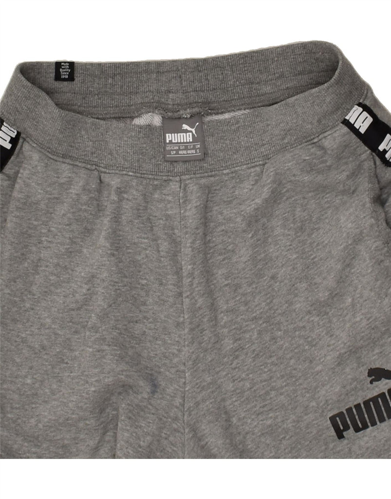 PUMA Mens Tracksuit Trousers Joggers Small Grey Cotton | Vintage Puma | Thrift | Second-Hand Puma | Used Clothing | Messina Hembry 