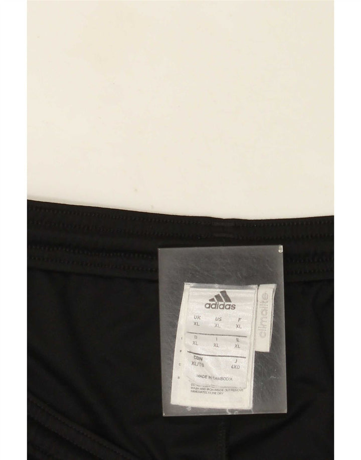 Adidas Mens Climalite Sport Shorts XL Black Colourblock Polyester
