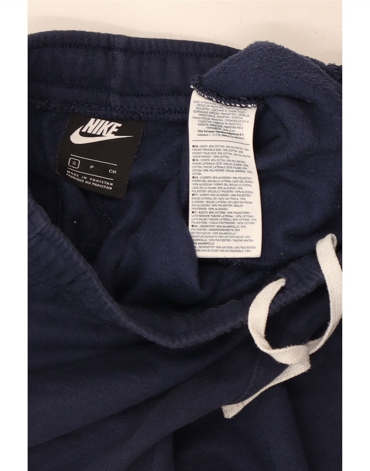 Nike Mens Tracksuit Trousers Joggers Small  Navy Blue Cotton