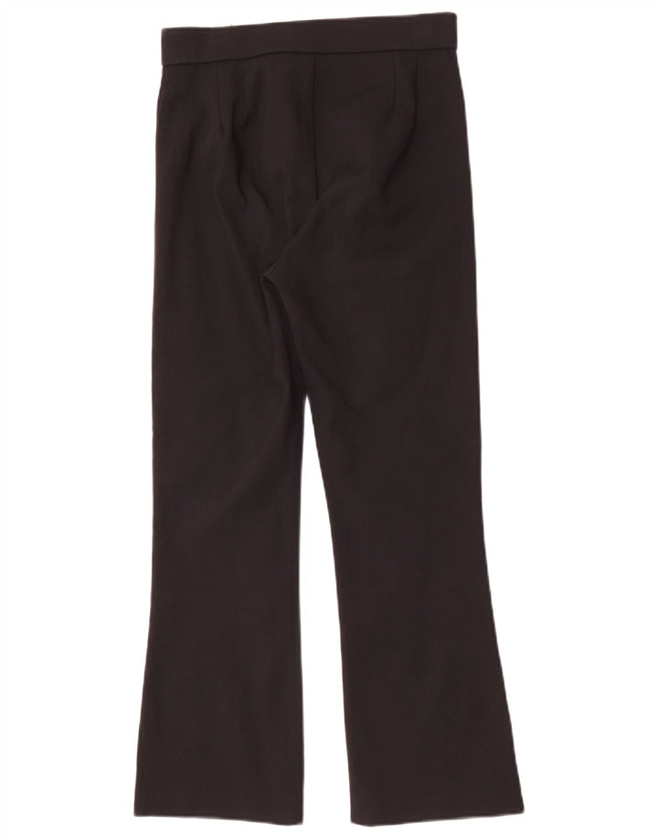 Zara Womens Bootcut Casual Trousers Small W26 L25 Black