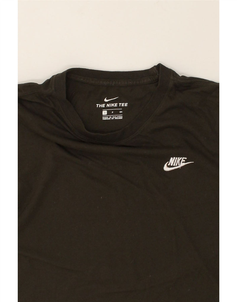 NIKE Mens T-Shirt Top Small Khaki Cotton | Vintage Nike | Thrift | Second-Hand Nike | Used Clothing | Messina Hembry 