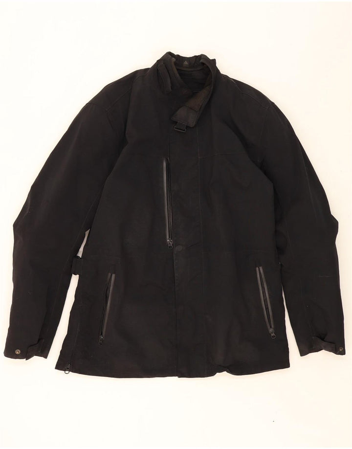 DAINESE Mens Racer Jacket IT 52 XL Black Nylon Vintage Dainese and Second-Hand Dainese from Messina Hembry 