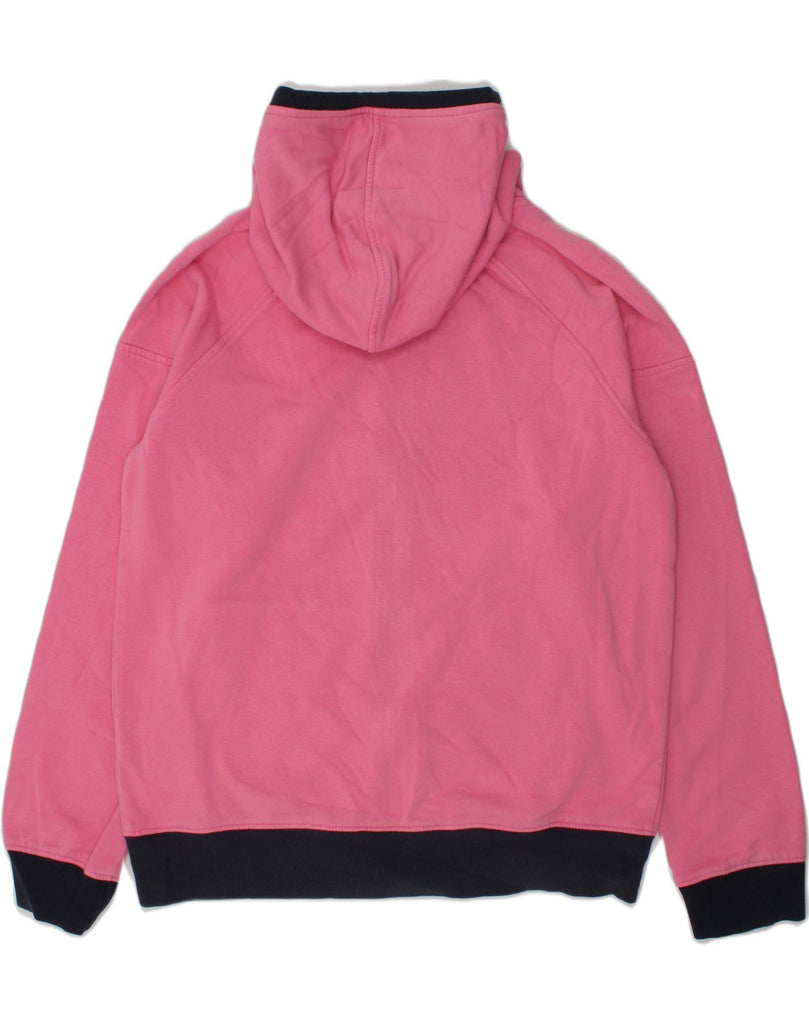 DIADORA Girls Zip Hoodie Sweater 11-12 Years XL Pink Cotton | Vintage Diadora | Thrift | Second-Hand Diadora | Used Clothing | Messina Hembry 